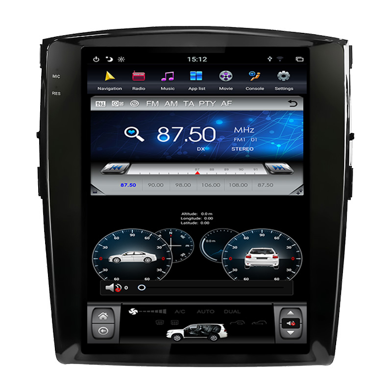 12.1 inch Mitsubishi Pajero  android car dvd player car audio system wifi radio