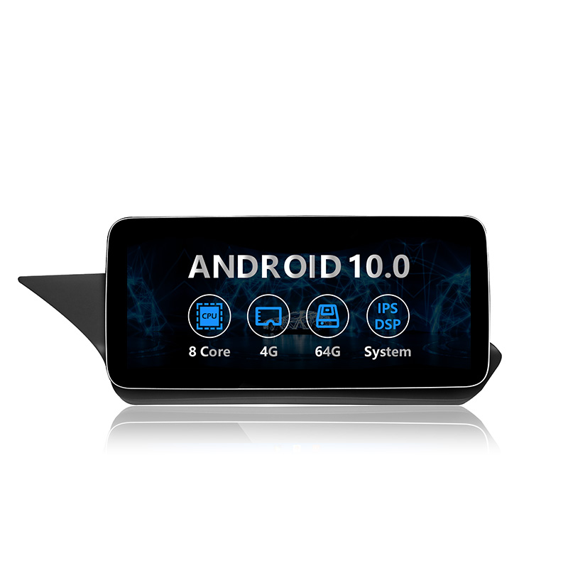 10.25 inch android 10 4+64 GB Benz E class car dvd player with carplay 4 G wifi 