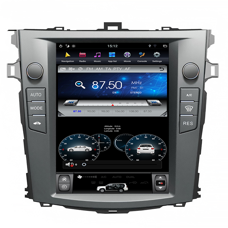 Factory GPS Navigation Car Video Stereo DVD Player For Toyota Corolla