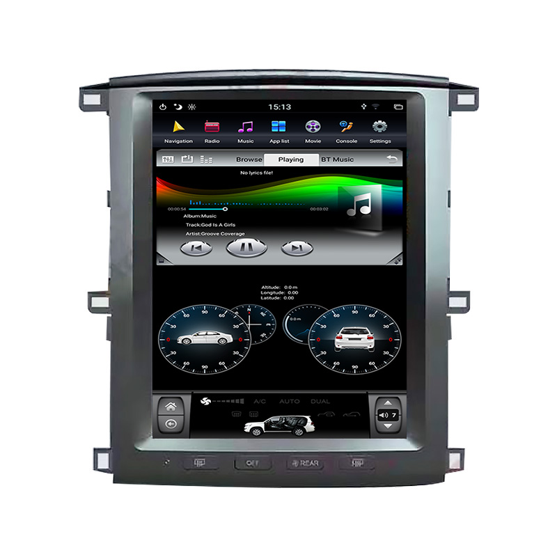 Factory Car Navigation GPS Video Multimedia System For Toyota Land Cruiser LC