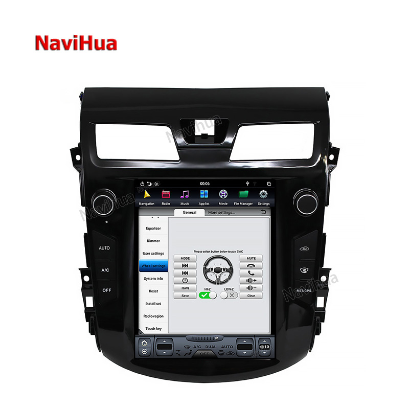Factory Car Bluetooth DVD Player GPS Navigation System Nissan Teana