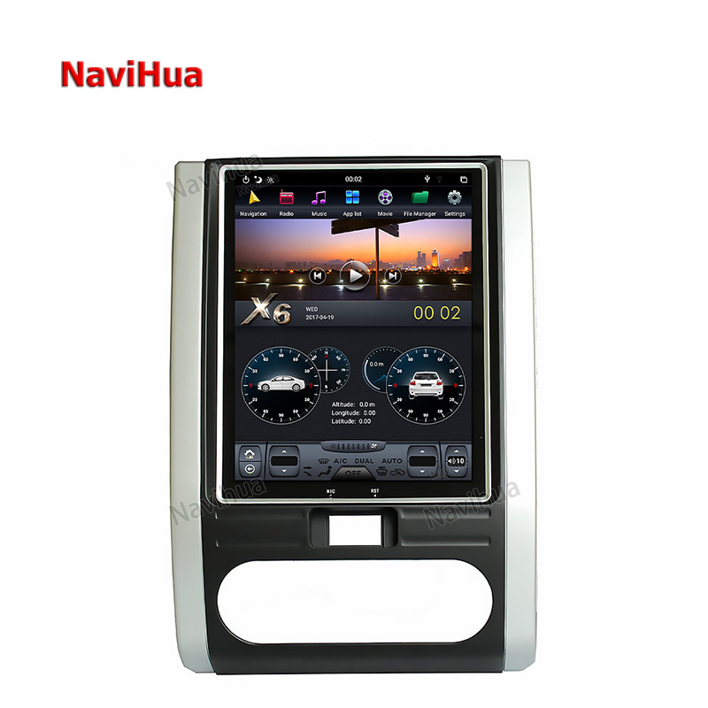 Factory Tesla Style Vertical Screen Android Car Dvd Player For Nissan X-Trail 