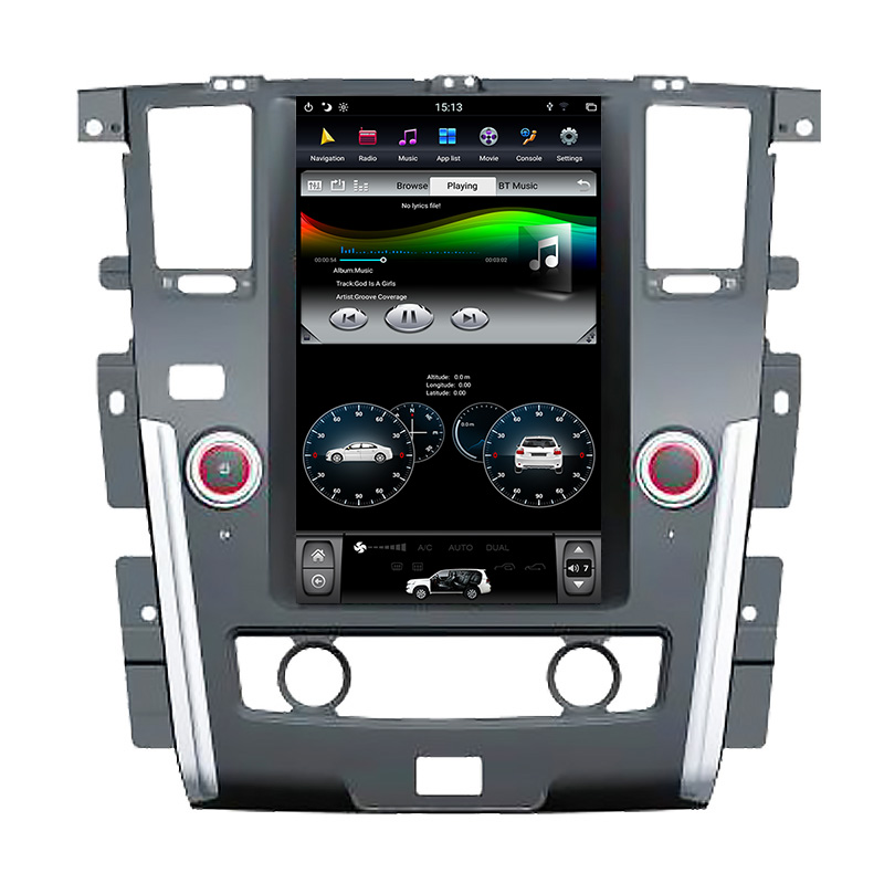 Factory Car Radio Touch Screen GPS Navigation System Multimedia Nissan Patrol XE
