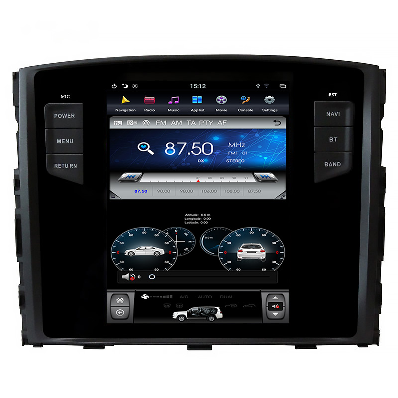 Wholesale Android Car  Monitor Autoradio Stereo Radio For Mitsubishi Pajero
