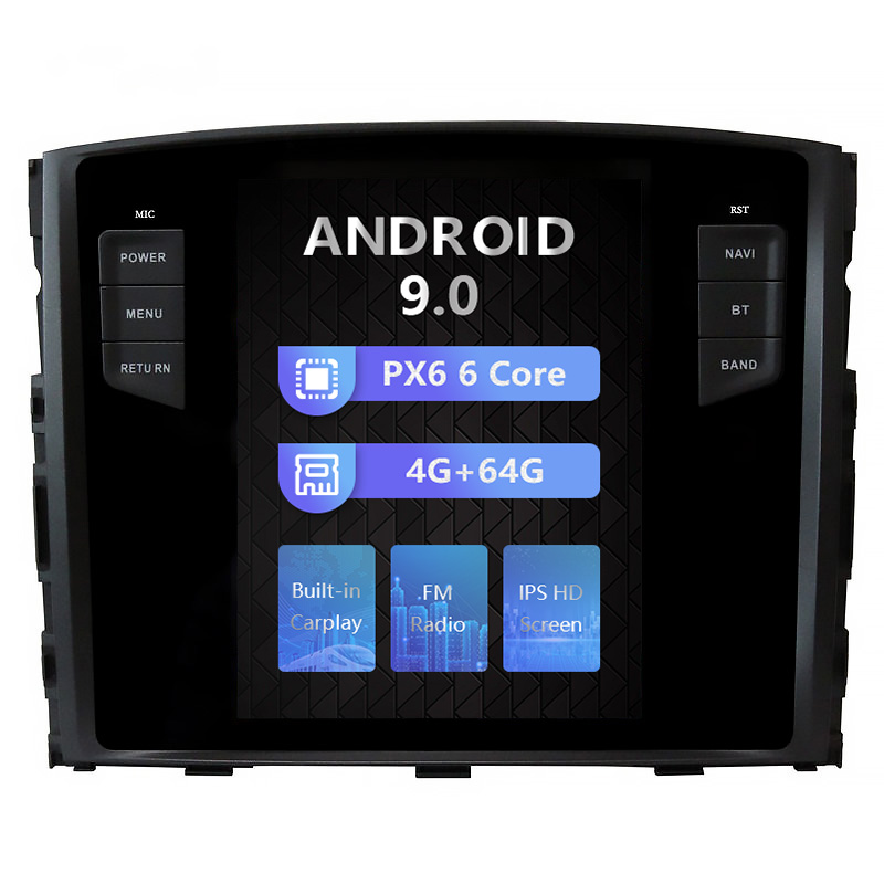 Wholesale Android Car  Monitor Autoradio Stereo Radio For Mitsubishi Pajero