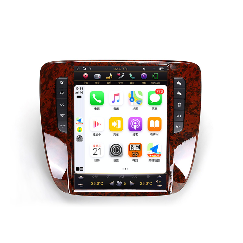 Factory Auto Car DVD Player GPS Navigation Vertical Screen Android For GMC