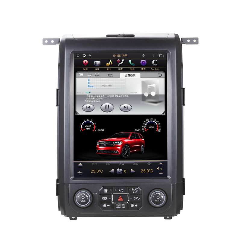 Wholesale Car Vertical Screen DVD Player Tesla Style Mulitimedia For Ford F150