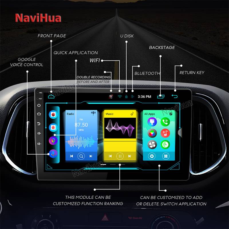 Hot Sale Colorful Style UI Function Introduction Android Smart Car Machine