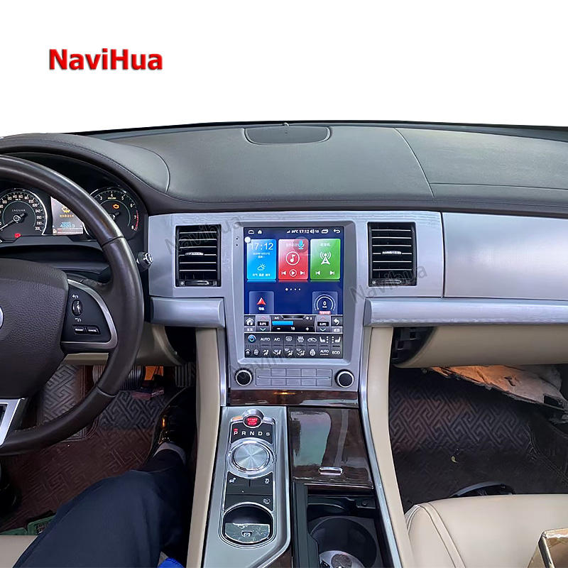 Vertical Screen Car Dvd Player Stereo Radio Gps Navigation System For Jaguar XF 