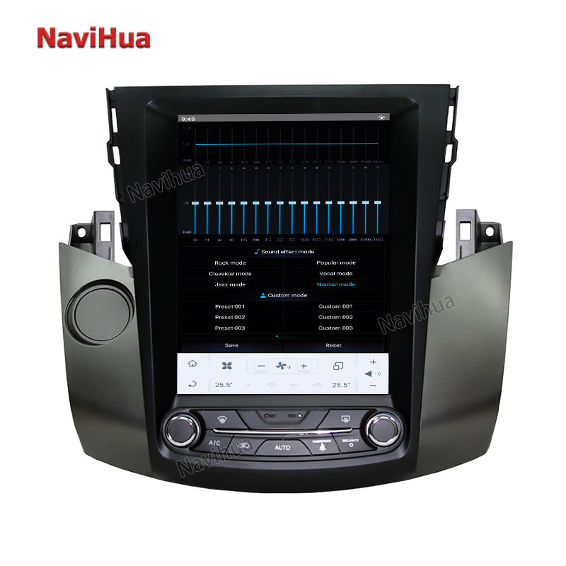 Tesla Style Car Gps Navigation For Toyota Rav 4 Car Dvd Radio Player Stereo