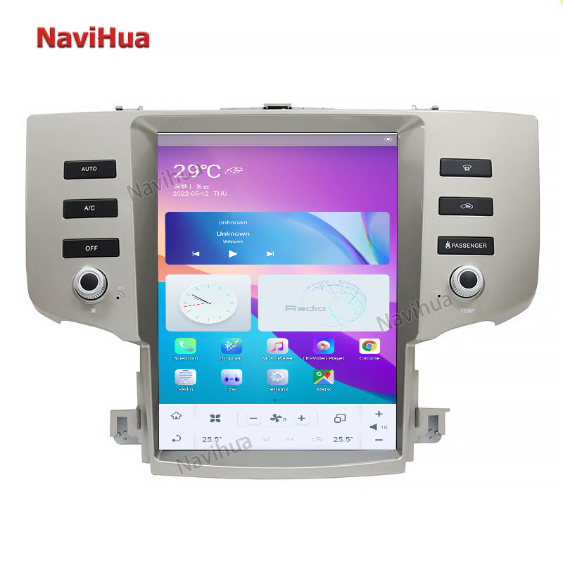 NaviHua 4+32 Vertical Screen Car Multimedia Player For Toyota Mark X Reiz 05-09