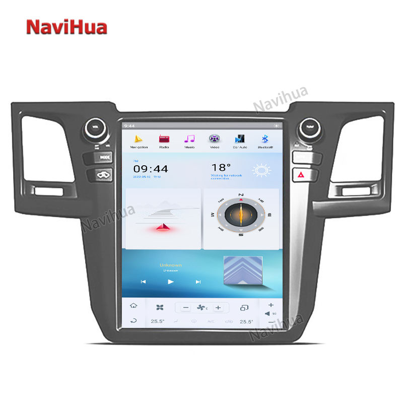 Vertical Screen Tesla Style Car Dvd Player Navigation Gps for Toyota FortunerOld