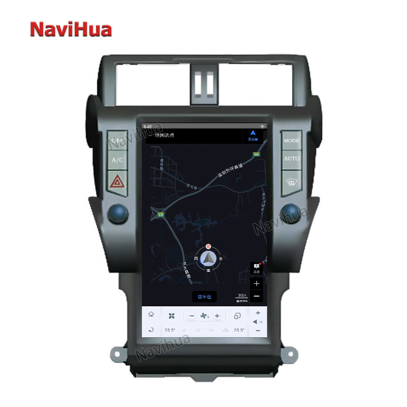 GPS Navigation Android Car Radio Auto Vertical Screen Auto For Toyota Prado