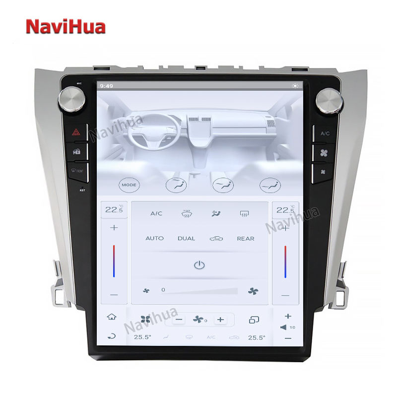 Tesla Screen Android GPS Navigation Car DVD Player Stereo Radio for Toyota Camry