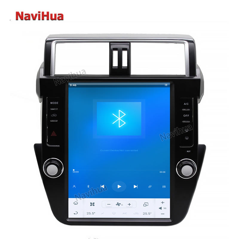 Android Vertical Screen Car Multimedia Player Built-in Carplay for Toyota Prado