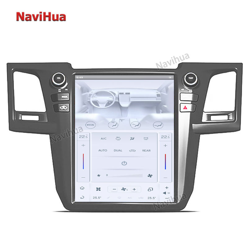 Vertical Screen Tesla Style Car Dvd Player Navigation Gps for Toyota FortunerOld