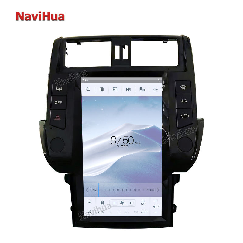 Vertical Screen For Toyota Prado 2010-2013 Tesla style Navigation GPS Autoradio 