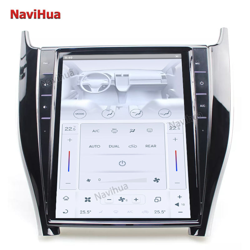 Tesla Style Vertical Screen Android Car Dvd Multimedia Player For Toyota harrier