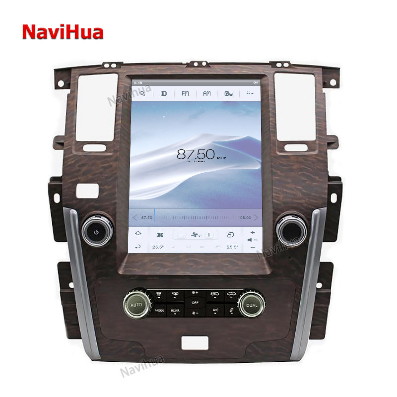 Vertical Screen Car Dvd Player Stereo Gps Navigation System for Nissan PatrolY62