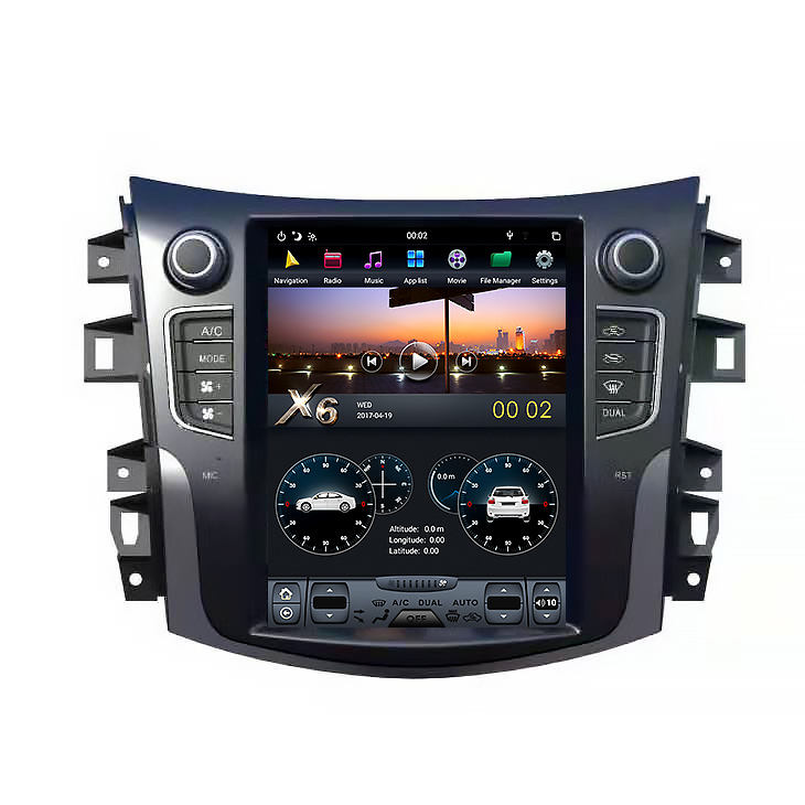 Tesla Style Android Vertical Screen Car Stereo DVD Player for Nissan Navara 2017