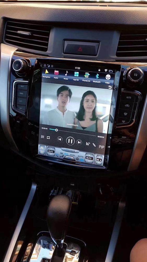 Tesla Style Vertical Screen Auto Radio Navigation for Nissan Navara NP300 Terra 