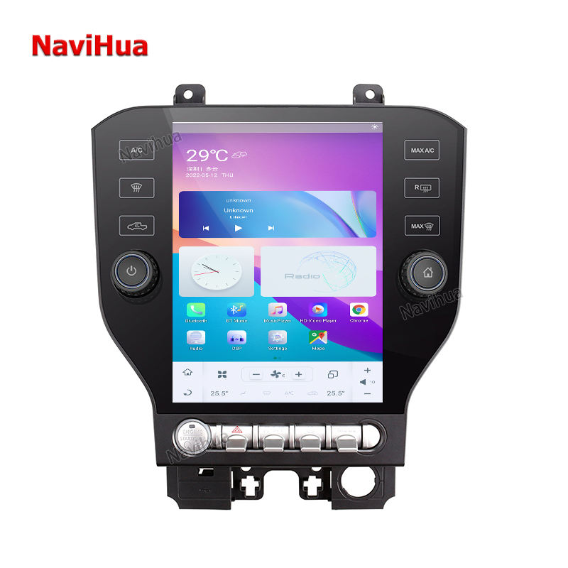 Android Auto Electronics for Tesla Style Touch Screen For Ford For Mustang     
