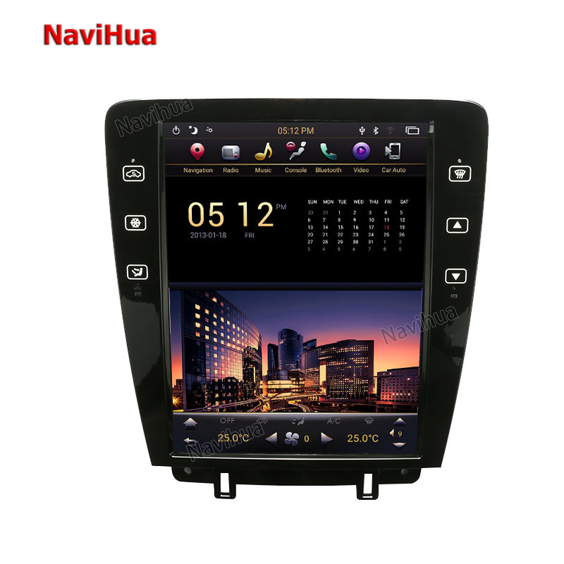 Car GPS Navigation For Ford Mustang 2010 2013 Tesla Style Radio Touch Screen    
