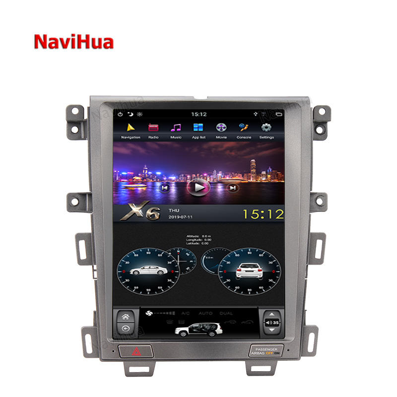 Android Car Radio For Ford Edge DVD Player Head Unit Monitor Vertical Screen