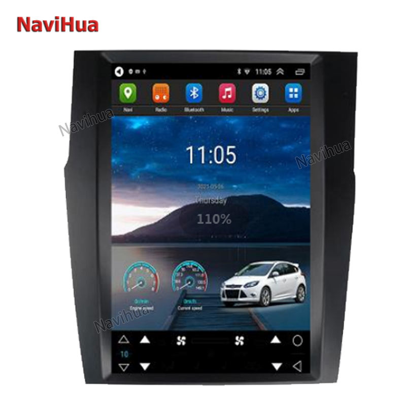 Android Car Stereo Vertical Screen Support Automatic AC Screen For Citroen DS4