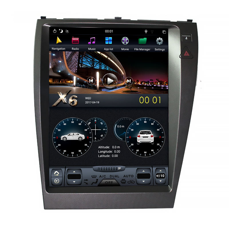 Android Car DVD Player GPS Navigation Head Unit Multimedia for Lexus ES ES240  