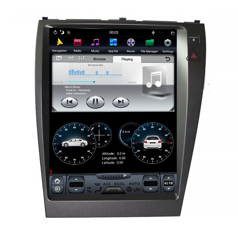 Android Car Radio For Lexus Es Vertical Screen Android Car DVDPlayer GPS System