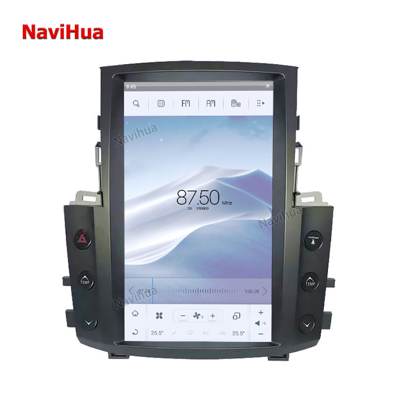 Vertical Screen Android Car Radio DVD Player GPS Navigation for Lexus LX570 