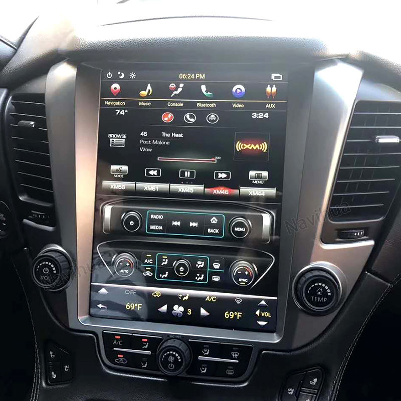 Android Tesla Car Radio Dvd player navigation GPS FOR GMC Yukon Chevrolet