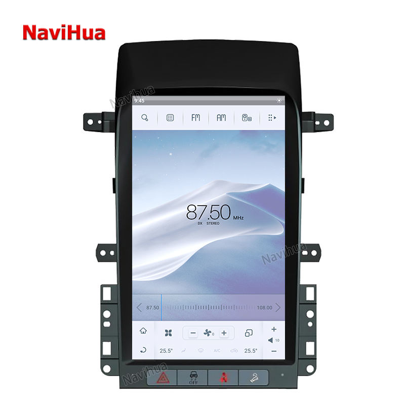 Vertical Screen GPS navigation Car DVD Player Tesla style for Chevro Captiva