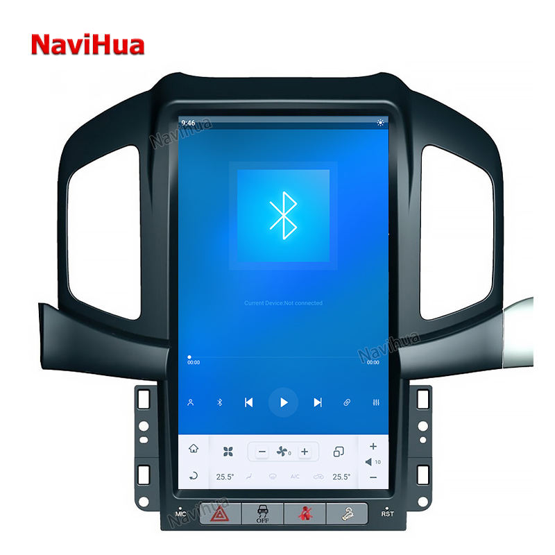 Vertical GPS Navigation Large Screen Android Car DVD Player for ChevroletCaptiva