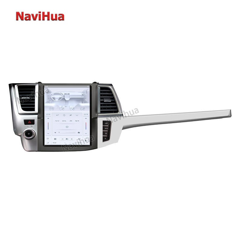 Tesla Style Vertical Screen GPS Navigation Car DVD Player For Toyota Highlander 