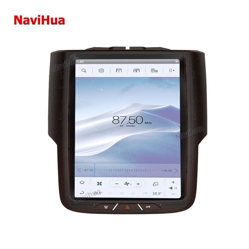 Car Head Unit GPS Navigation Android Screen Car Radio for Tesla Style Dodge
