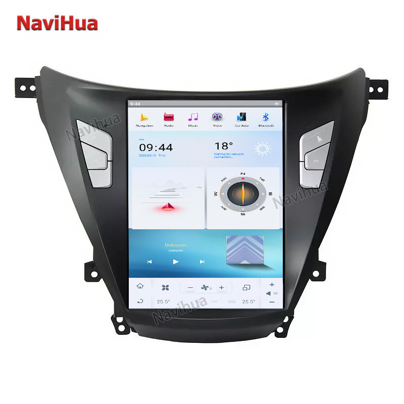 Vertical Screen Car Stereo DVD Player GPS Navigation for Tesla Style Hyundai 