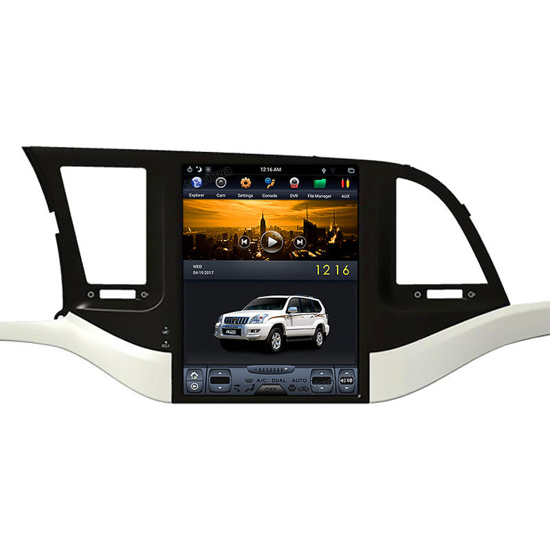 Car DVD player Navigation for Tesla style vertical screen head unit for Hyundai