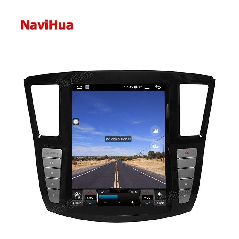 Vertical Screen android car dvd player for Infiniti QX60 14-20 GPS navigation 
