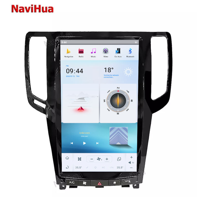 Hotselling Tesla Style Vertical Screen Android Car DVD Player For Infiniti G37 