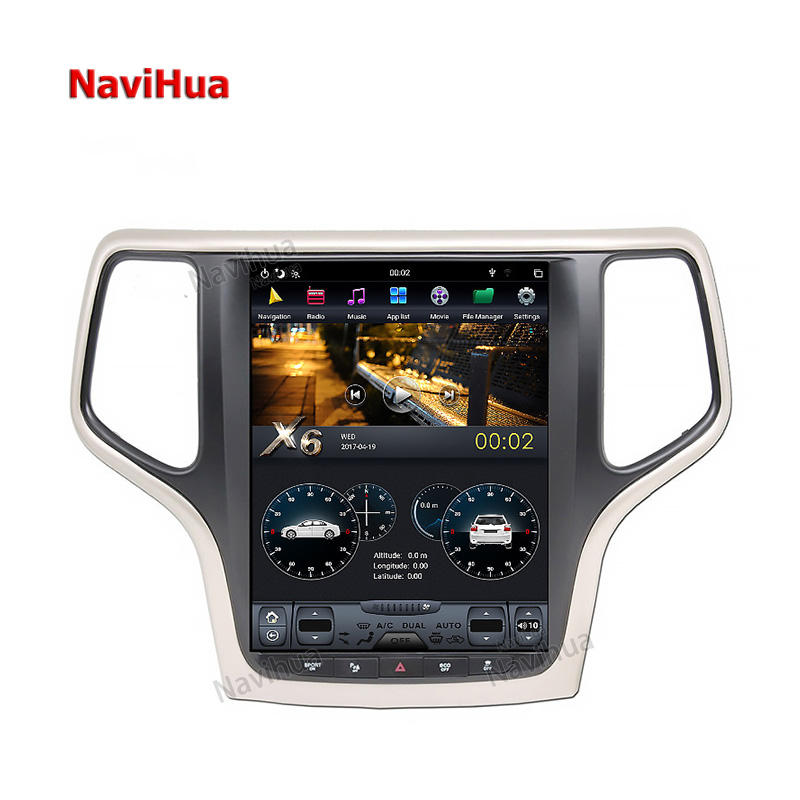 Touch Screen Android DVD Player Car Radio for Tesla Style Jeep Grand Cherokee12 