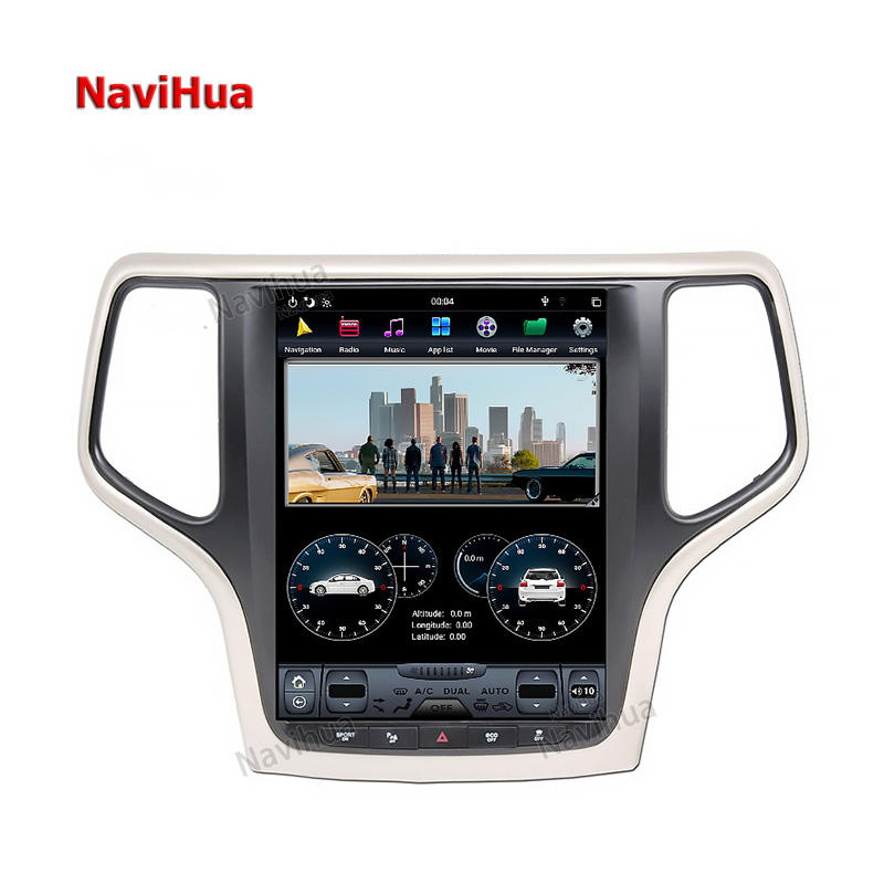 Touch Screen Android DVD Player Car Radio for Tesla Style Jeep Grand Cherokee12 