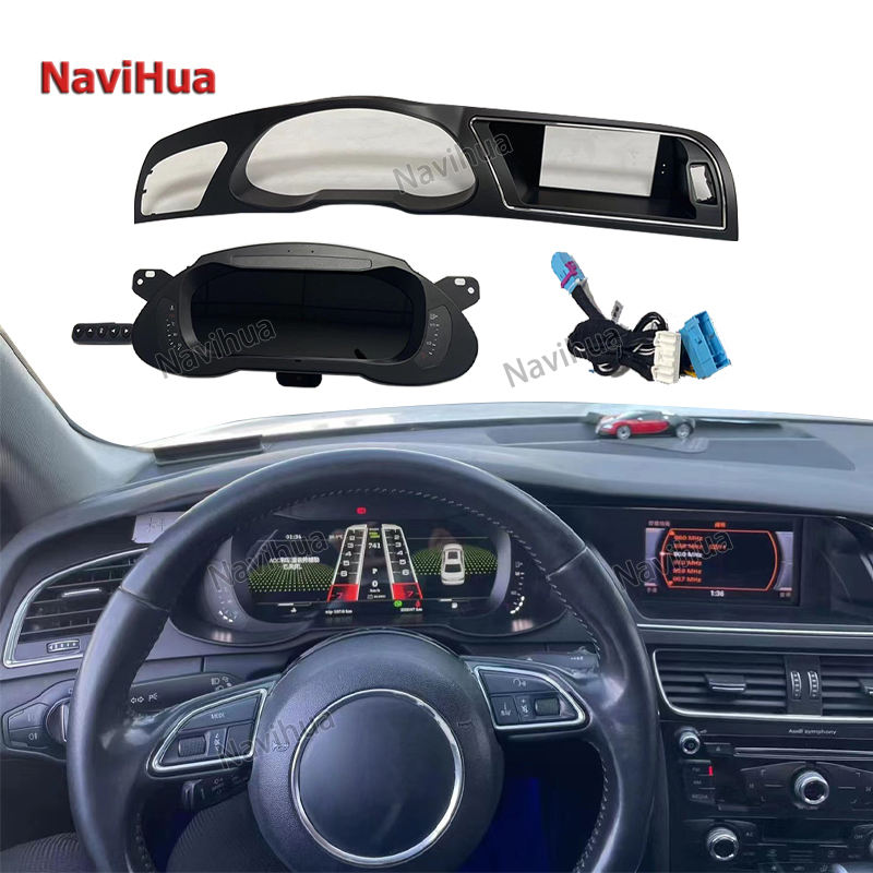 Gauges Dashboard Car Speedometer LCD Instrument ClusterDigital for Audi A4 10-18