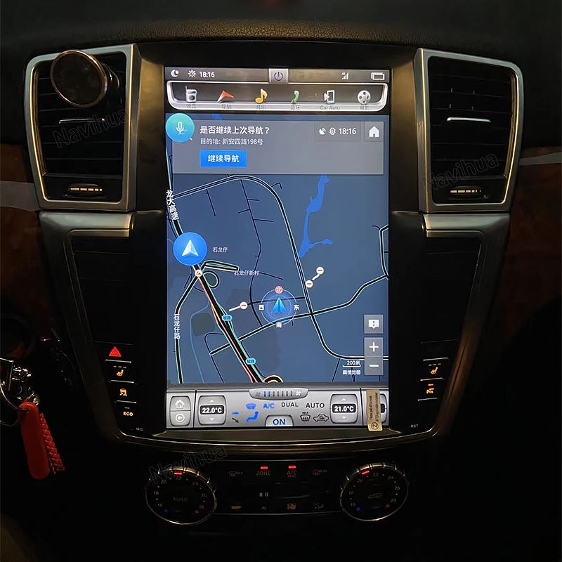 Tesla Android Car Radio For MercedesBenzGLML Multimedia AutomotiveGPS Navigation