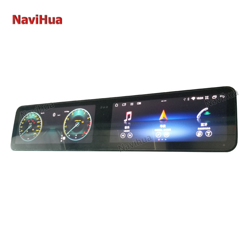 Car DVD Player Navigation Twin Screen Instrument Cluster for MercedesBenz S Clas