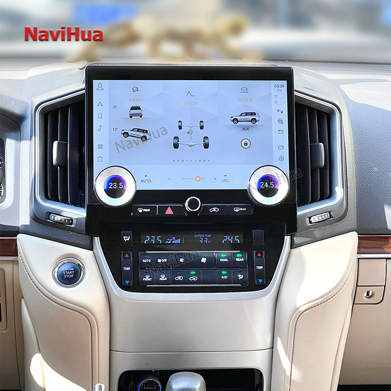 Car Radio Car DVD Player GPS Navigation for Tesla Style Toyota Land Cruiser16-22