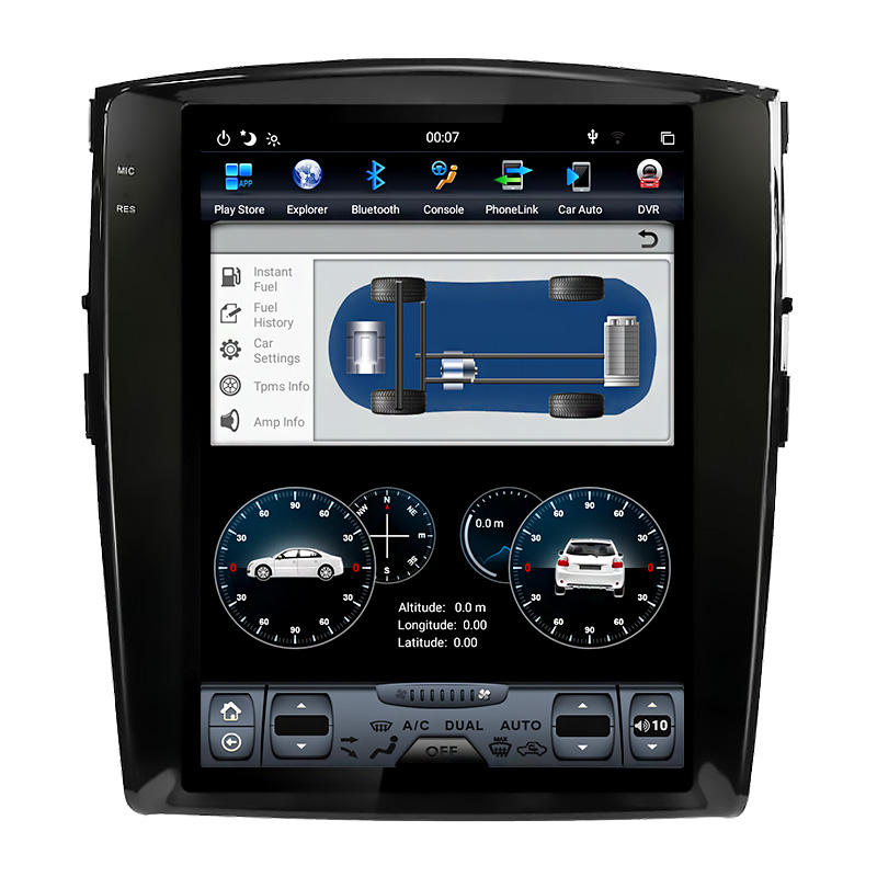 Vertical Screen Car GPS Navigation Car DVD Player for Tesla StyleMITSUB Pajero