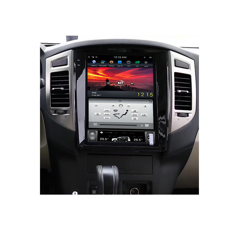 Vertical Screen Tesla Car Stereo Radio GPS player for Mitsubishi Montero Pajero 