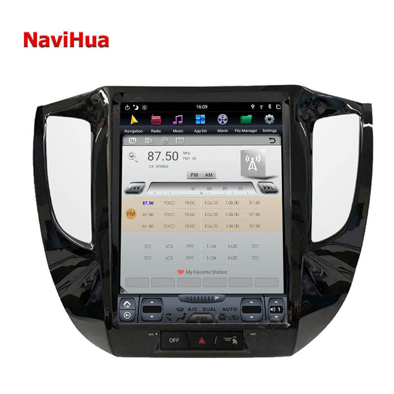 Android Vertical Screen Car Radio Stereo GPS Navigation forMitsubishiTrito L200